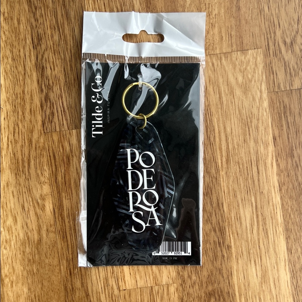 Poderosa Black Keychain - Picture 3 of 3